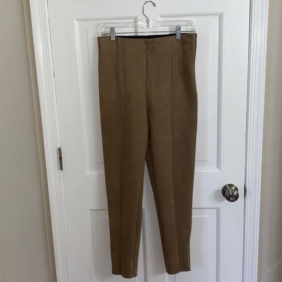 Zara faux suede pants size L - Picture 13 of 13